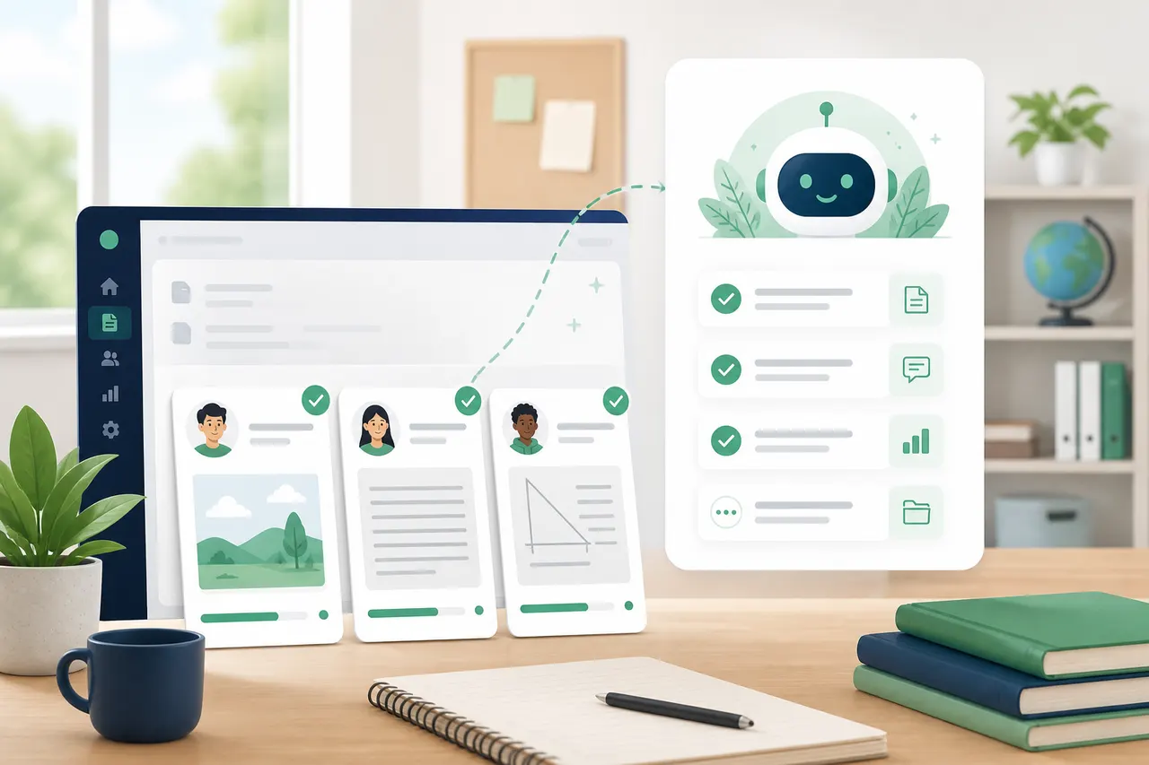 AI homework review in an LMS: where it helps teachers — and where it does not