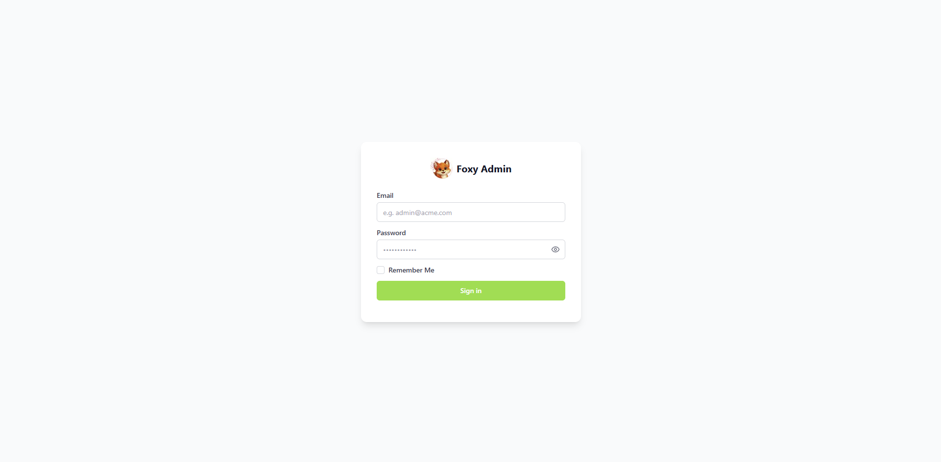 Authentication — EduFoxi school console — content, classes, roles, analytics